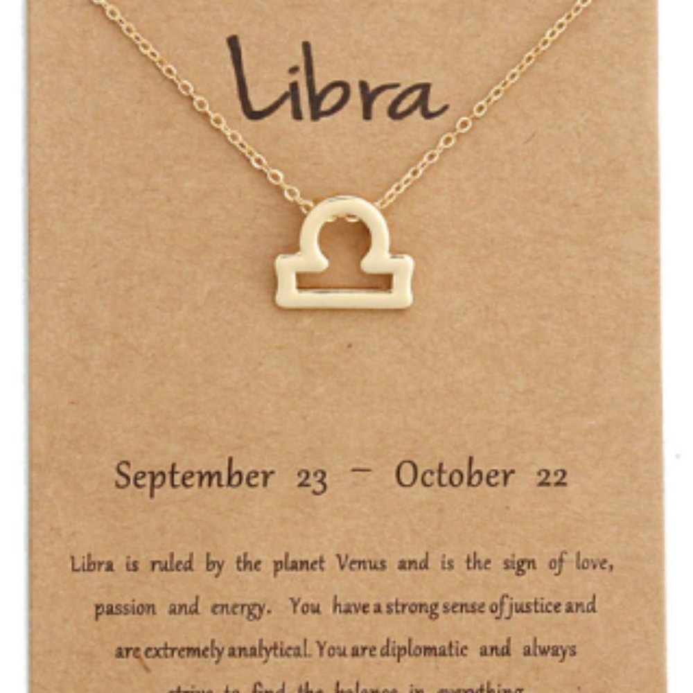 Libra Zodiac Sign Constellation Pendant
